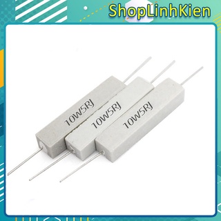 Điện trở sứ 10W 5% các loại 0.1R-10K