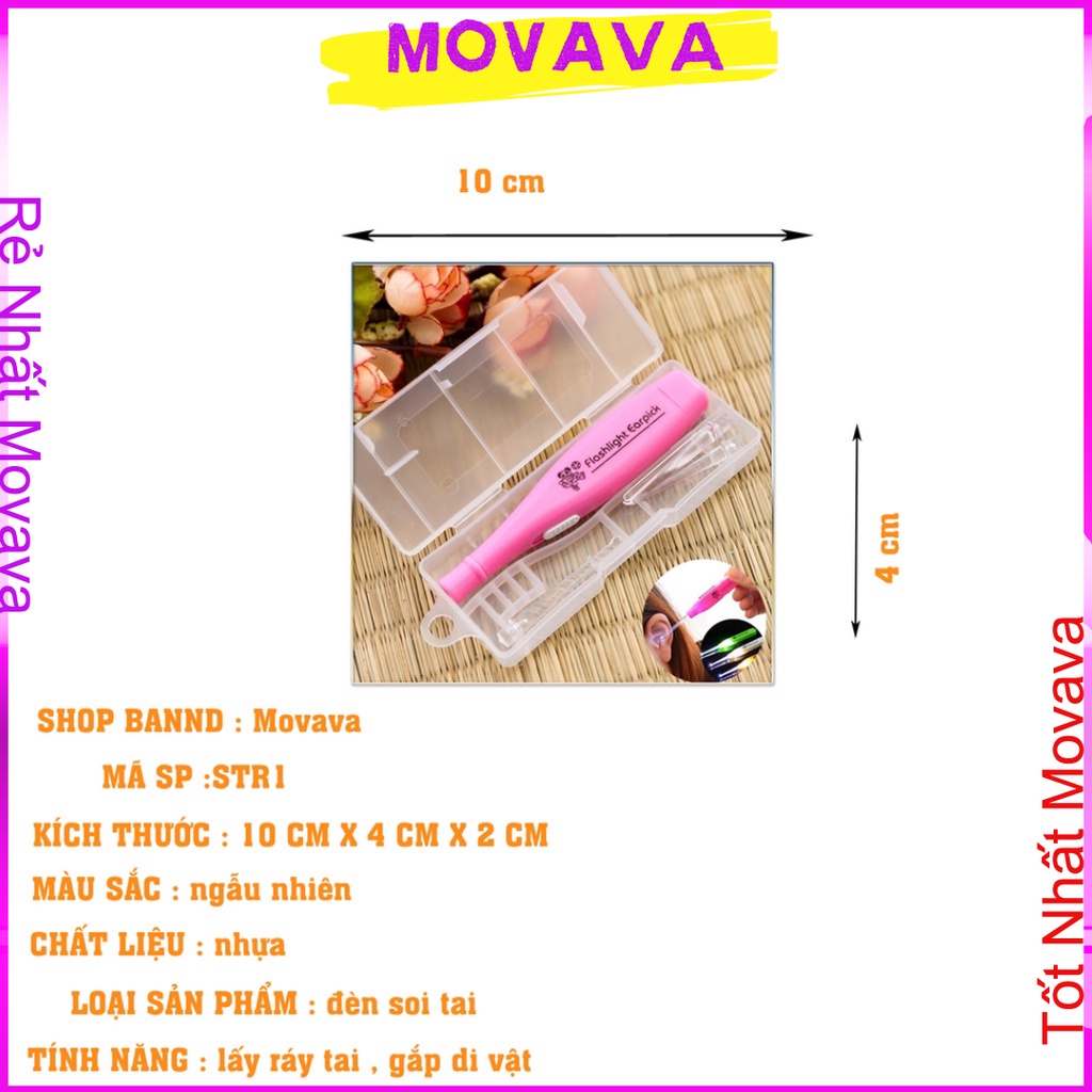 Đèn ngoáy tai mũi họng cho bé yêu của shop Movava - Hộp nhựa