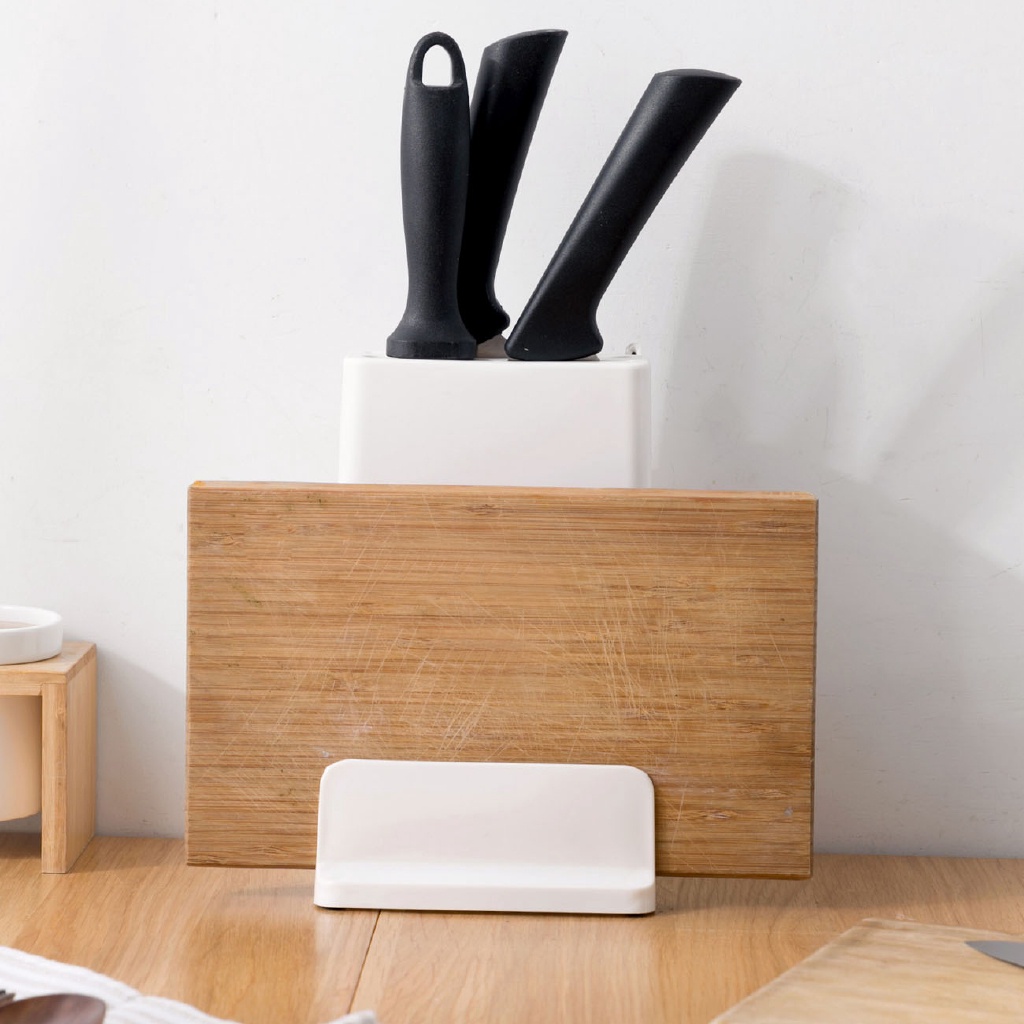 Kệ máng dao JUJIAJIA đa năng có ngăn dựng thớt tiện lợi