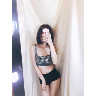 Bikini 2 Mảnh yếm caro