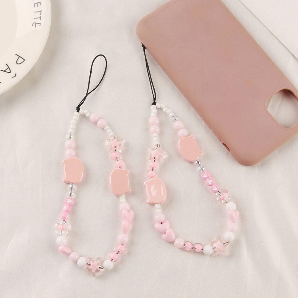 Dây Đeo Điện Thoại Hình Gấu / Mèo Đáng Yêu