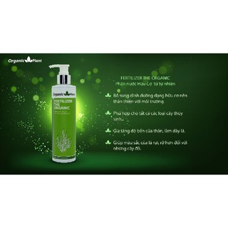 Phân nước Hữu Cơ ORGANIC cho cây thủy sinh, bể thủy sinh, bể cá cảnh, cây thủy canh