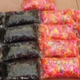 Buộc tóc bé gái mix màu