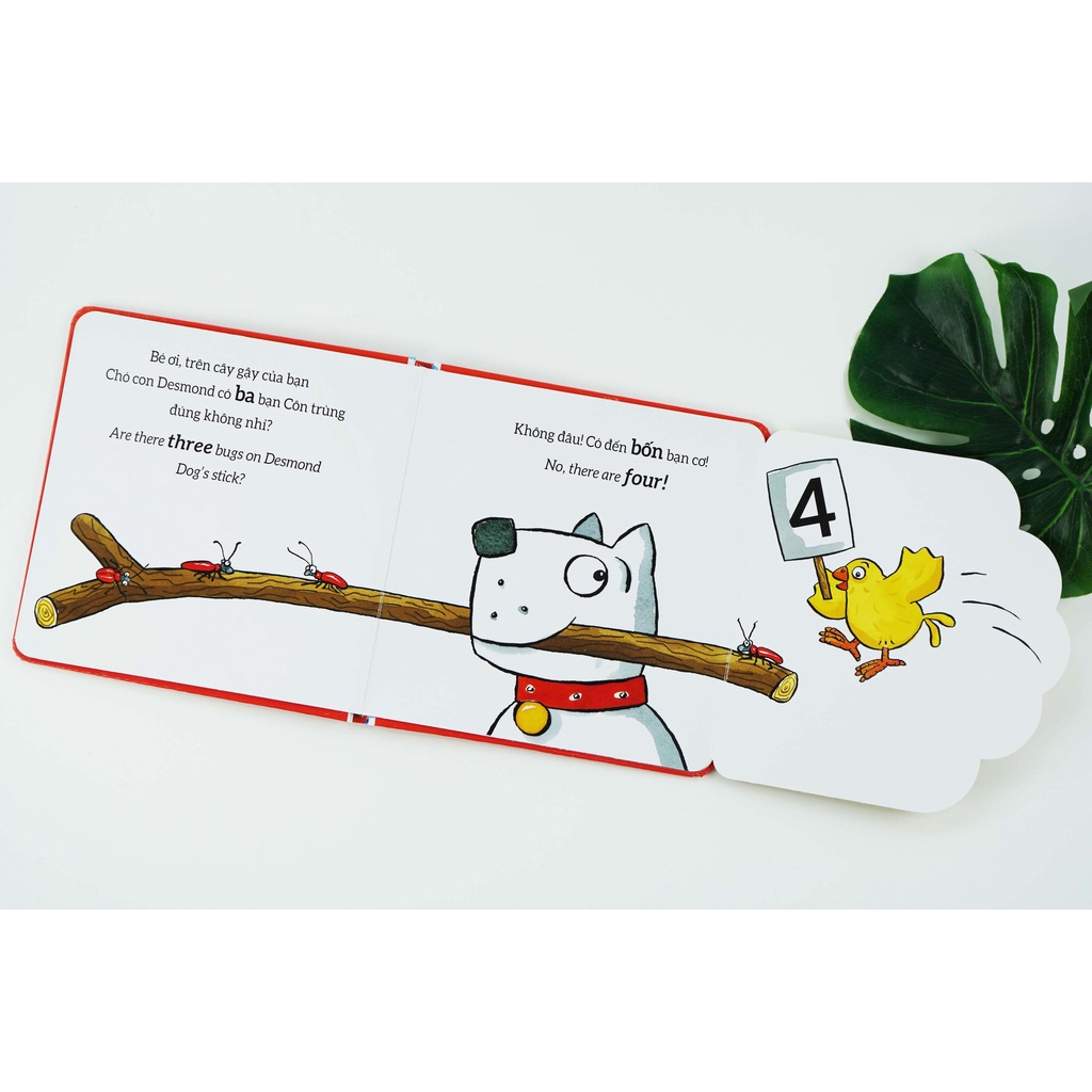 Sách - Tương Tác Lật Mở Số Đếm Hình Dạng Màu Sắc Từ Trái Nghĩa Cho Trẻ 0-6 Tuổi - Đinh Tị
