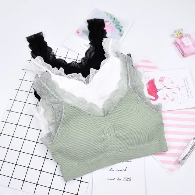 Bra gân viền ren điệu đà 215 | BigBuy360 - bigbuy360.vn