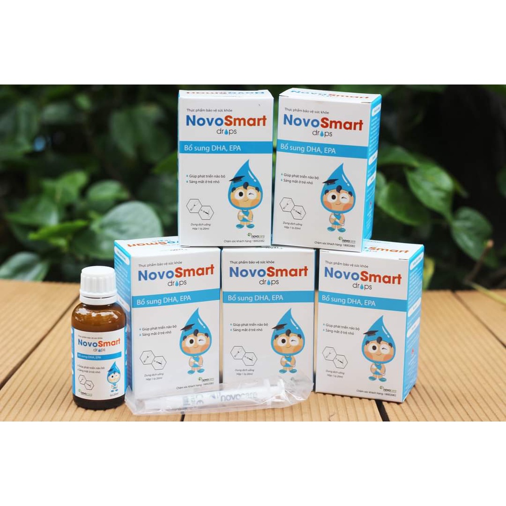 DHA , EFA Nhỏ Giọt Cho Bé Sơ Sinh Novosmart