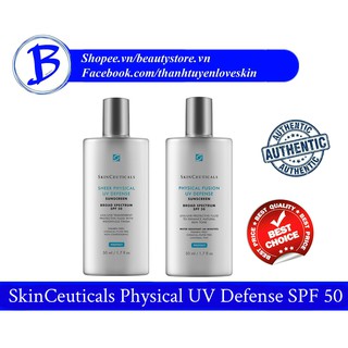 [AUTH] Kem chống nắng vật lý SkinCeuticals FUSION Physical UV Defense / SHEER Physical UV Defense SPF 50