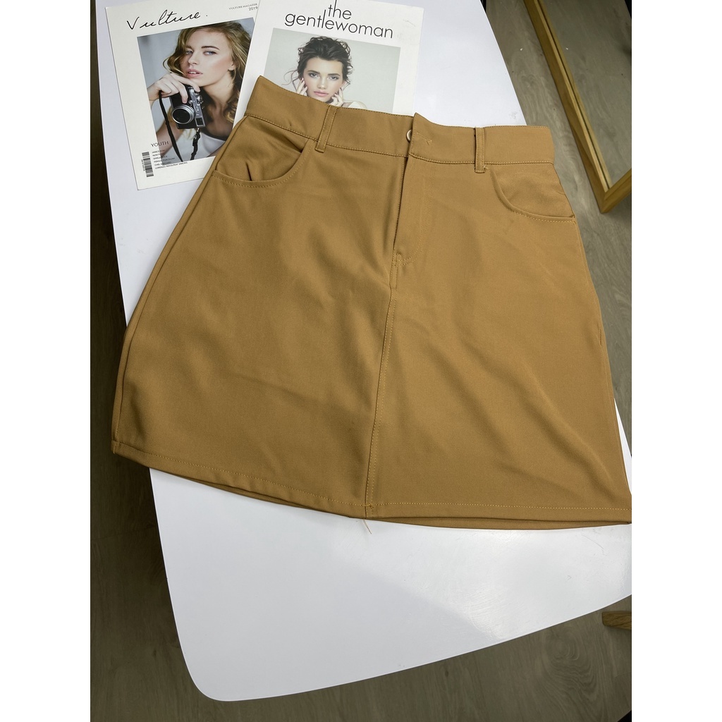 BIGSIZE  - CHÂN VÁY KAKI FORM CHỮ A NĂNG ĐỘNG