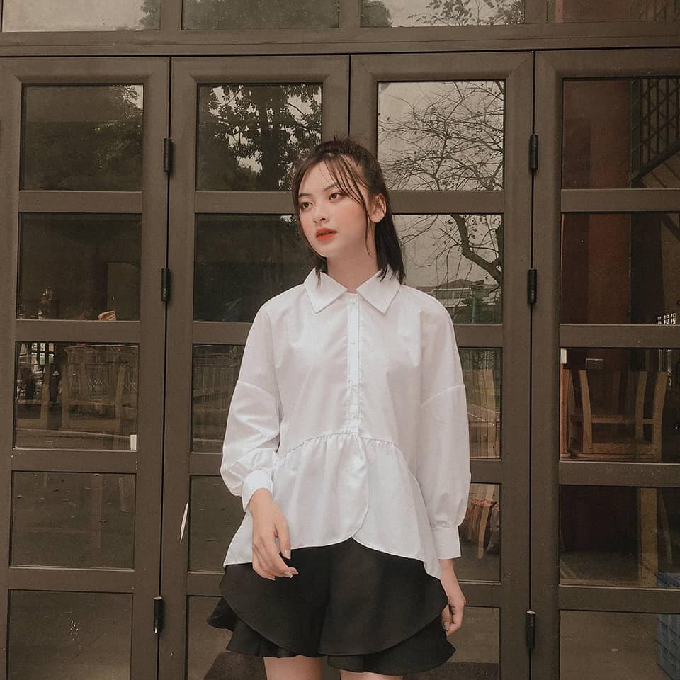 Set áo sơ mi trắng + quần váy xinh xắn (có tách lẻ) - FIINSTORE | BigBuy360 - bigbuy360.vn