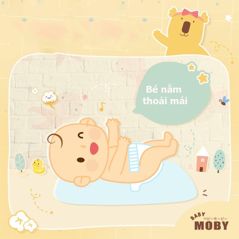 [MẪU MỚI] Miếng Lót Thay Bỉm Chống Thấm Moby Baby (10 Miếng/gói)