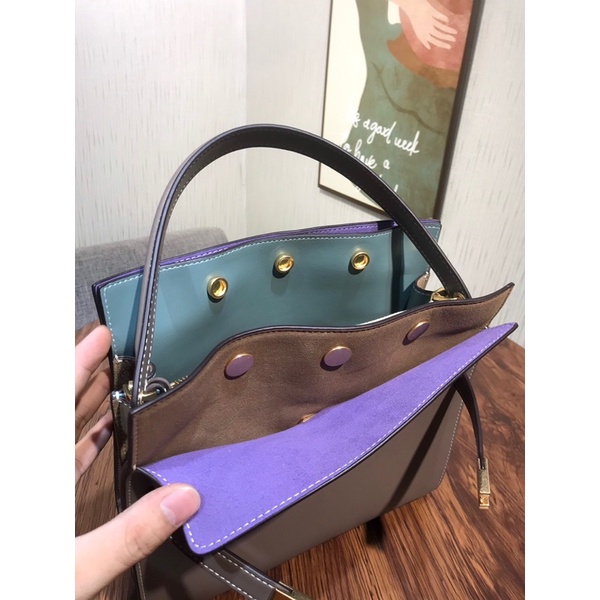 Túi xách nữ da thật cao cấp hiệu Tory Burch dòng LEE RADZIWILL DOUBLE BAG hàng vip 1-1