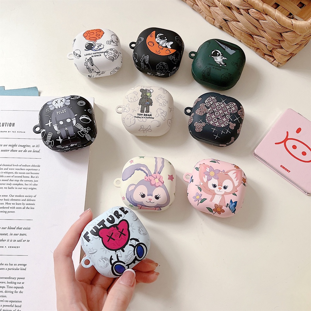 Vỏ Bảo Vệ Hộp Sạc Tai Nghe Bluetooth Không Dây Samsung Galaxy Buds Pro / Buds live / buds2 / Buds 2 Pro Bằng PC Cứng Hình Thỏ KAWS