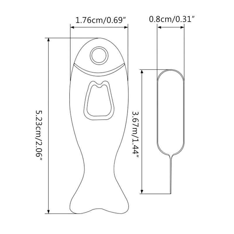 Bộ Dụng Cụ Tháo Kim Ghim Có Hộp Đựng Thẻ Sim / TF