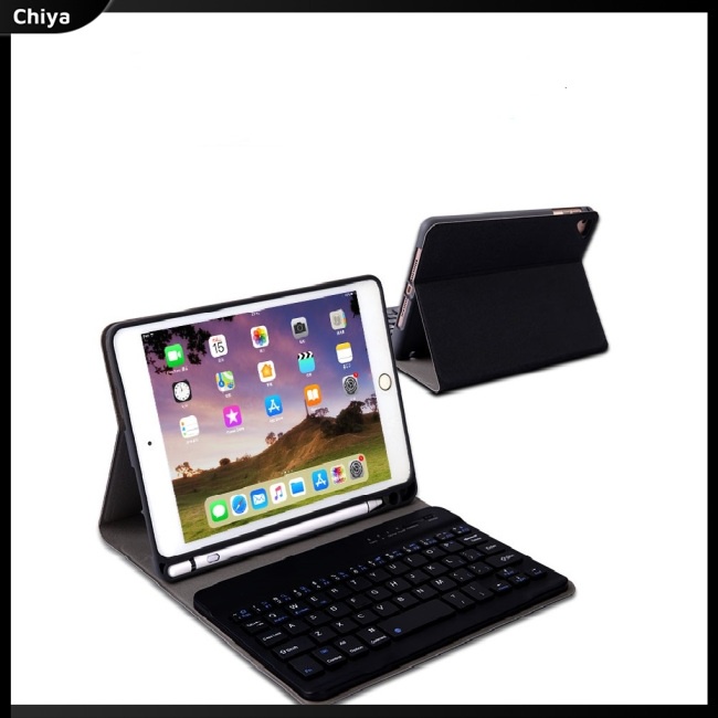 Bao Da Máy Tính Bảng PU Tích Hợp Bàn Phím Không Dây Bluetooth 3.0 Bảo Vệ Cho iPad 10.2