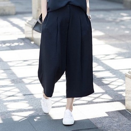 Quần culottes lửng