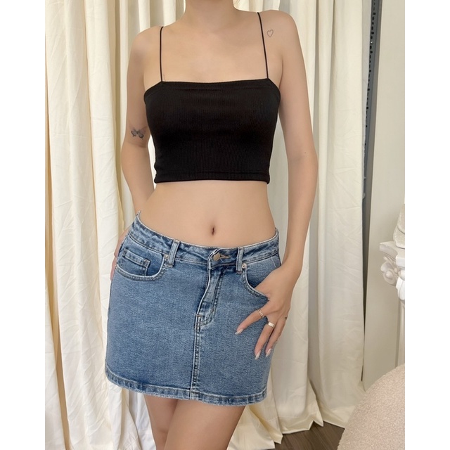 Áo thun gân 2 dây