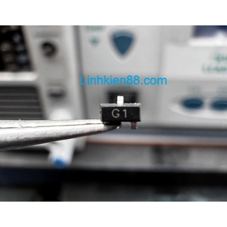 Tran transistor smd code g1 2n5551 npn 0.6a 160v sot-23 dán