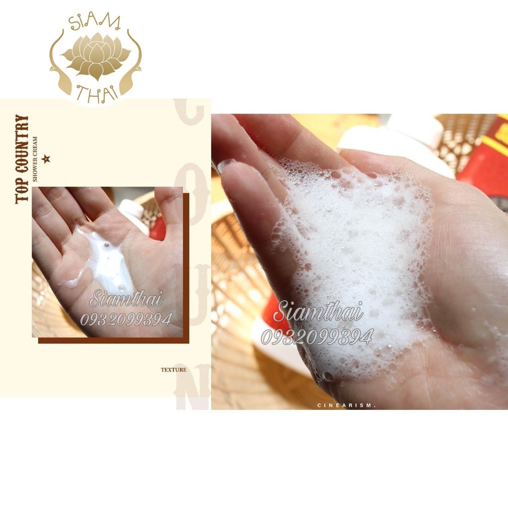 Sữa Tắm MISTINE TOP COUNTRY SHOWER CREAM 500 ML.