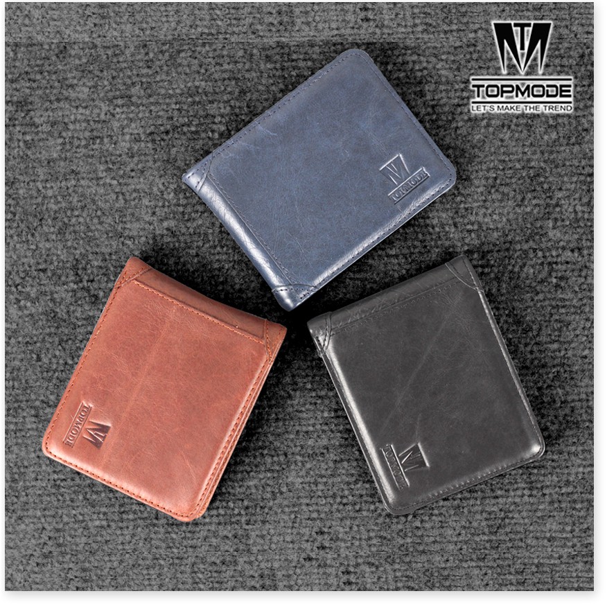 Ví nam thời trang cao cấp da thật 100% phong cách lịch lãm, 2 ngăn lớn, nhiều ngăn nhỏ đựng thẻ giấy tờ bảo hành 1 năm t