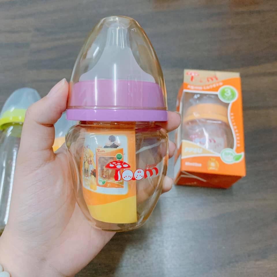 Bình sữa Toom cổ rộng 80ml cho bé sơ sinh