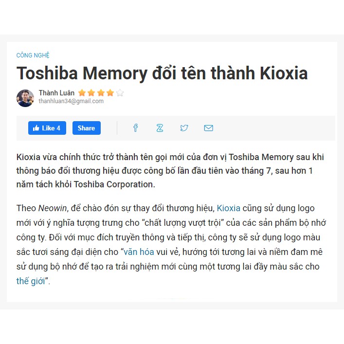 Thẻ nhớ micro SDHC 32GB KIOXIA (TOSHIBA đổi tên) Exceria tốc độ upto 100MB/s - Hàng FPT phân phối bảo hành 5 năm | BigBuy360 - bigbuy360.vn