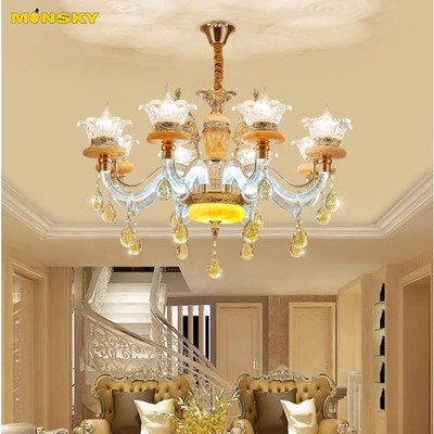 Đèn chùm MONSKY PRODE hiện đại loại 8 tay trang trí nội thất sang trọng - kèm bóng LED chuyên dụng.