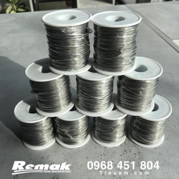 Cáp bọc nhựa 0.8mm 1x7 Cuộn 100m, Cuộn dây cáp lụa