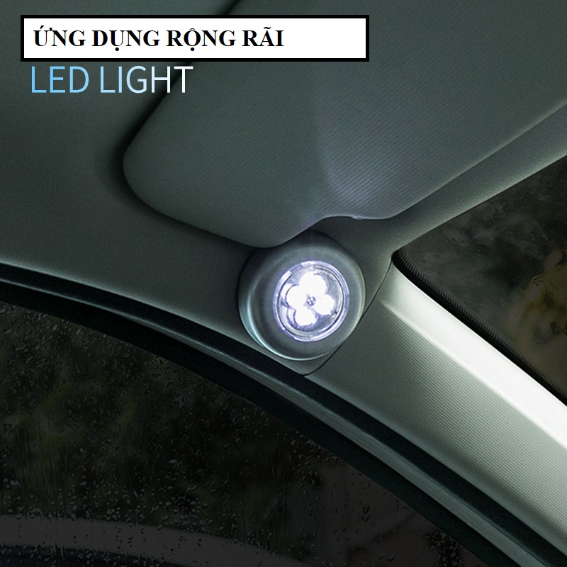 Đèn led dán tường (dùng pin) bật là sáng cực kì tiện dụng Teddy Bears store