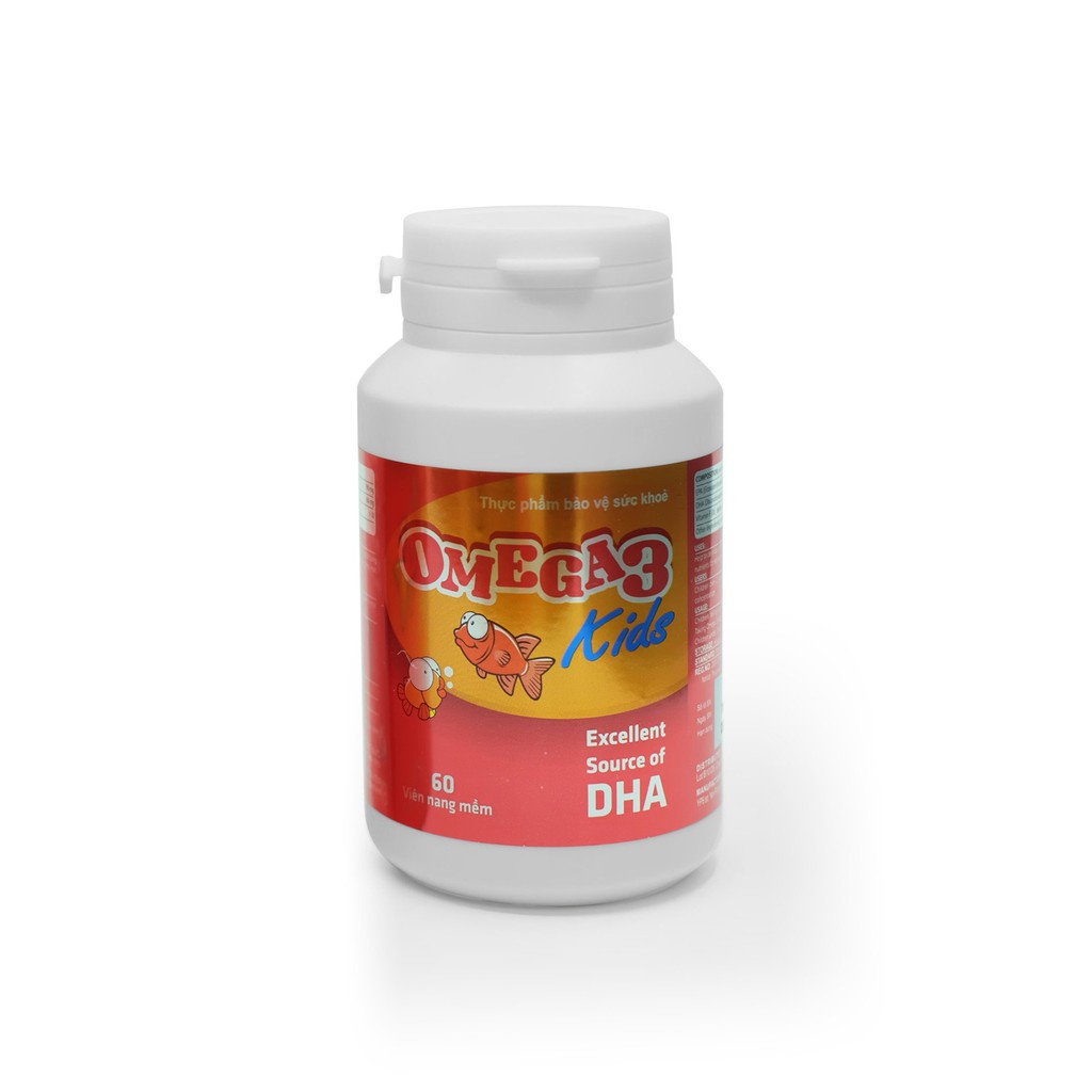 [GIÁ GỐC] Omega 3 Kids bổ sung DHA cho bé phát triển - Hộp 60 viên