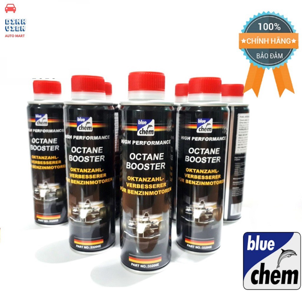 { CAO CẤP } Chai Dung dịch tăng chỉ số Octan Bluechem dành cho các dòng ô tô chạy máy xăng 250ml