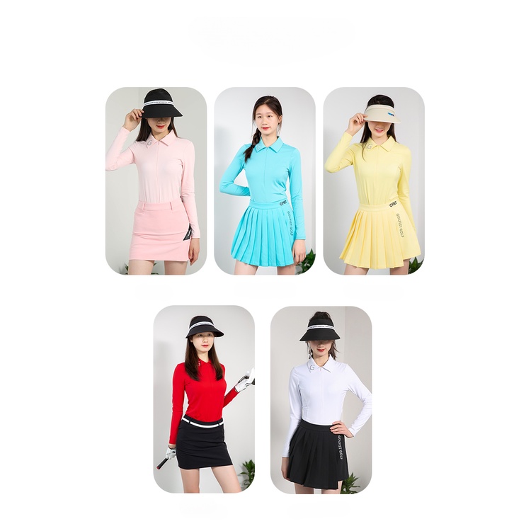 Bộ Áo Tay Dài Dáng Ôm + Chân Váy AR5T Phong Cách Mùa Thu Mới Cho Nữ Chơi golf