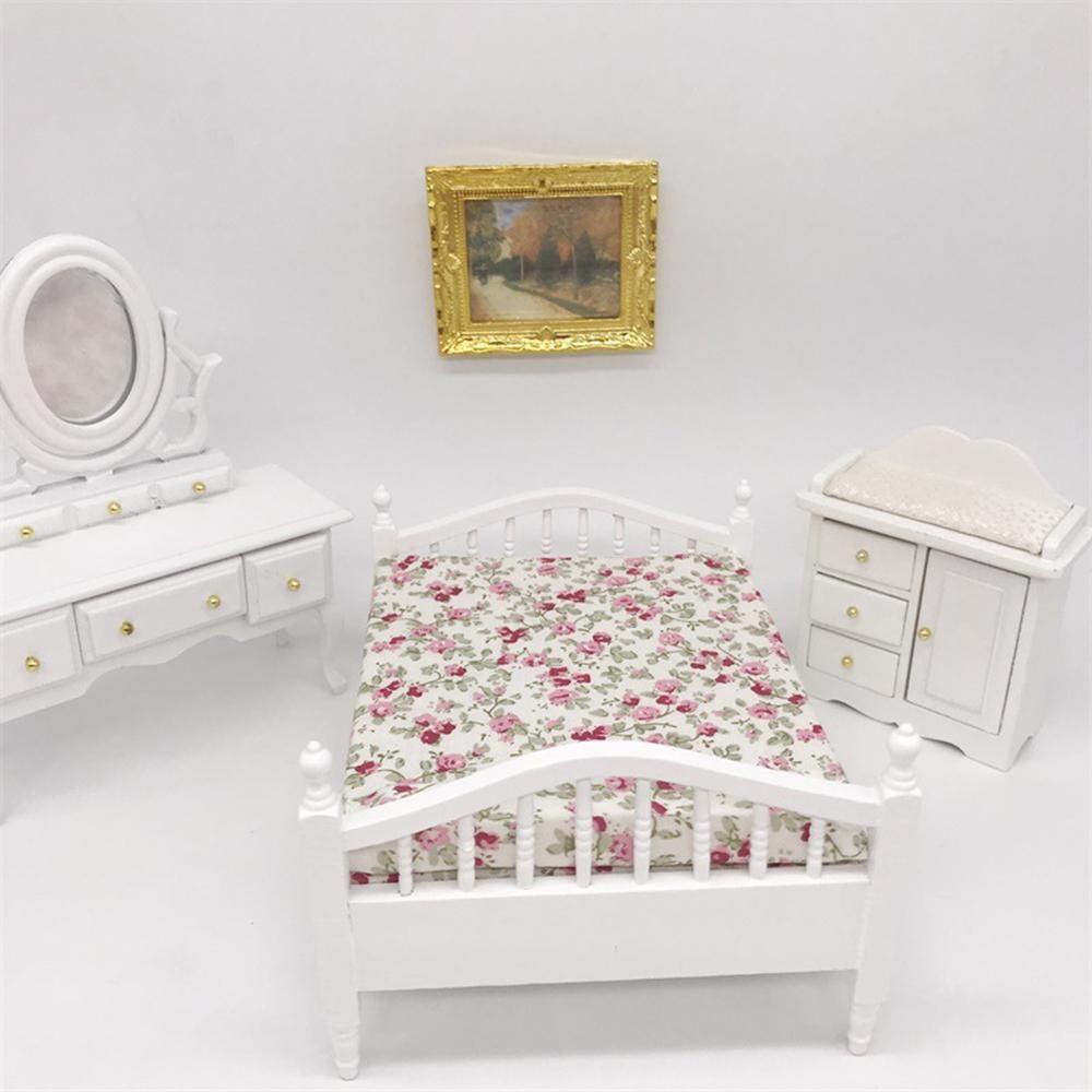 RAINBOW Tranh Sơn Dầu Mini Phong Cách Vintage Dùng Để Trang Trí Nhà Búp Bê