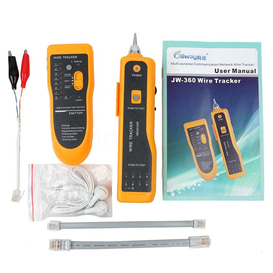 [Lô hàng địa phương] Thiết bị dò dây cáp mạng âm tường, test dây cáp mạng RJ45 RJ11 POE 100M đa năng M828 jw-360 Ethernet LAN