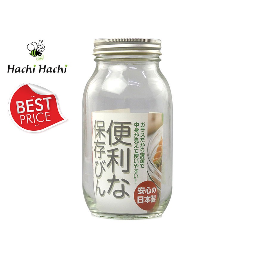 BEST PRICE - Hũ thủy tinh Aderia 900ml - Hachi Hachi Japan Shop