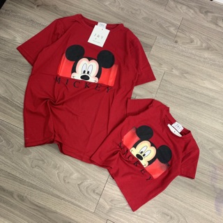 Áo phông micky mẹ và bé