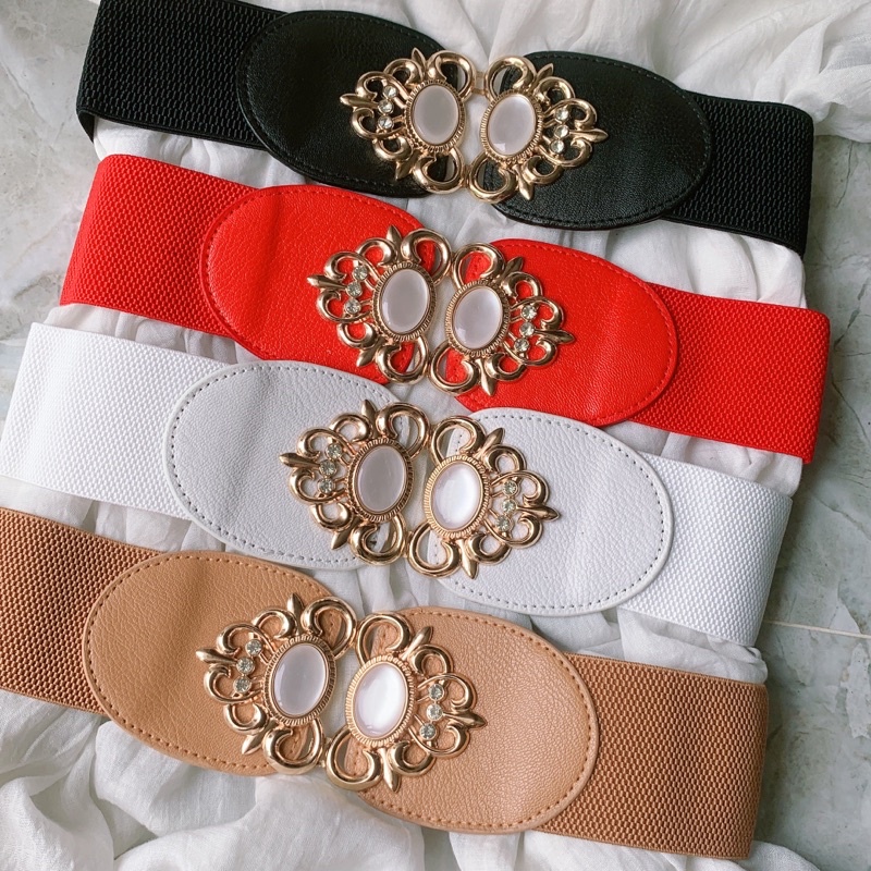 Đai váy phối đá, belt váy đầm, dây lưng nịt bụng bản to, nhỏ mẫu mã mới nhất