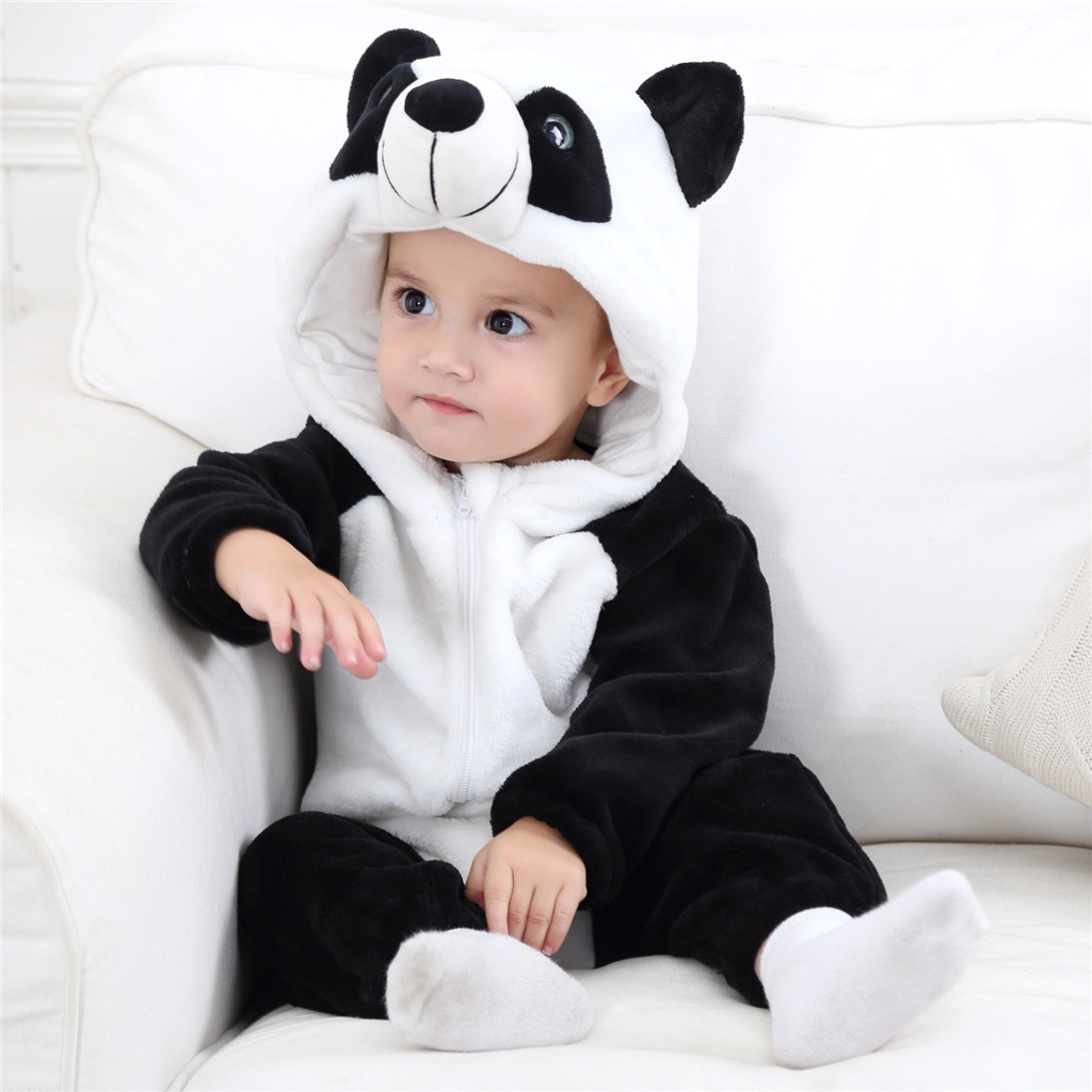 Bộ Áo Liền Quần Hình Động Vật Trong One Piece Ngộ Nghĩnh Cho Bé