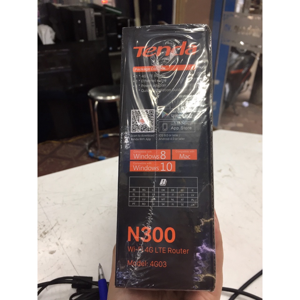Bộ Phát Wifi 4G LTE Tenda 4G03 Chuẩn N300 - Hàng Chính Hãng