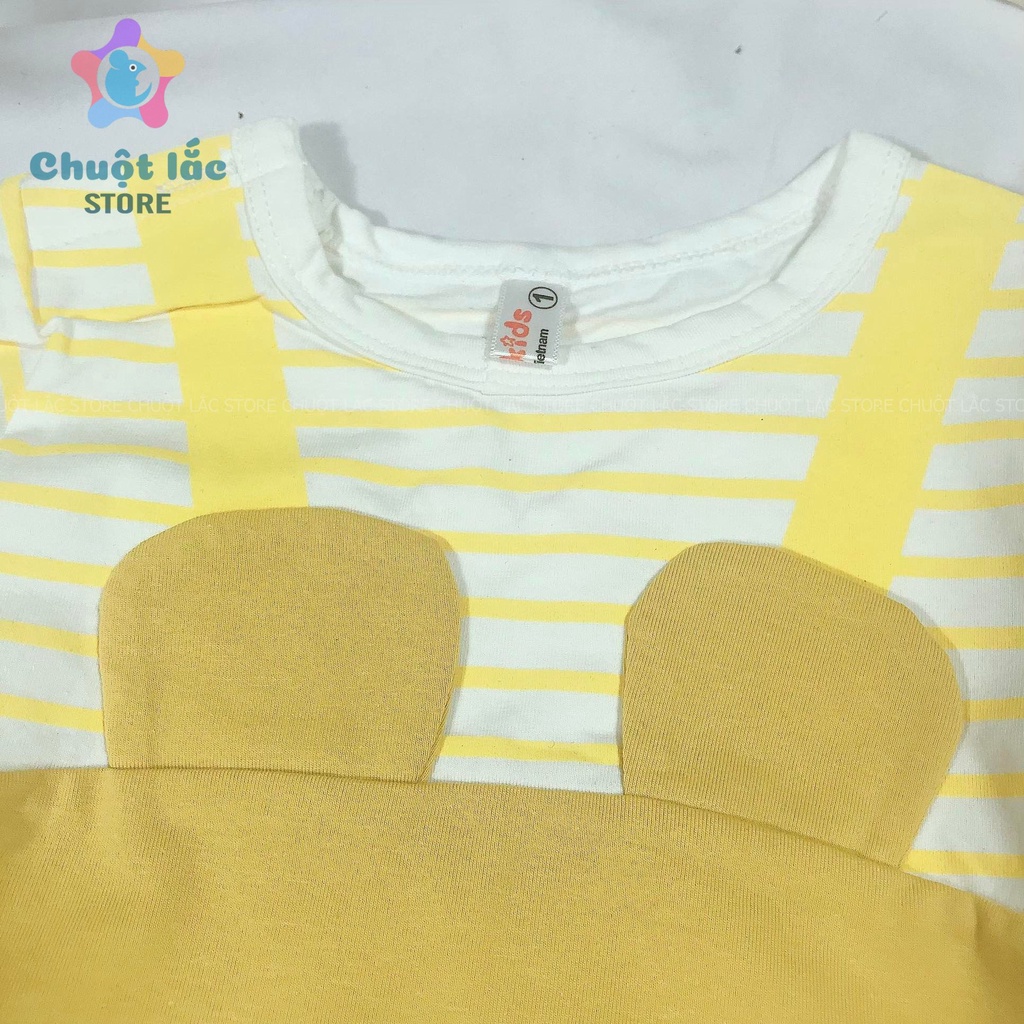 Bộ Đồ Body Cho Bé Sơ Sinh Chuột Lắc Store Đồ Liền Thân Hình Thú Tay Ngắn Thun Cotton 4 Chiều 3kg Đến 10kg