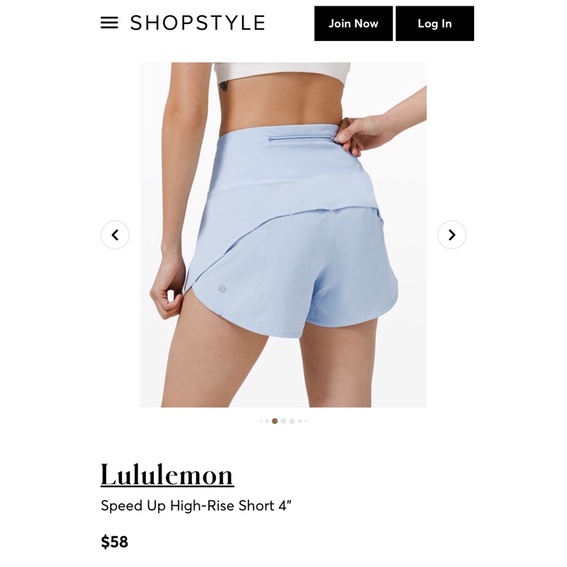 Quần Thể Thao Lululemon Speed Up High Rise Short 4" - Quần Đùi Chuyên Mặc Chạy Tập Gym Yoga Cao Cấp