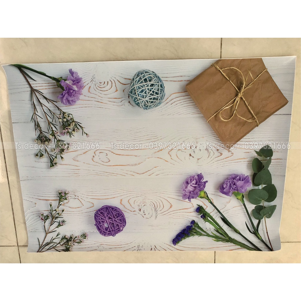 Phông Nền Chụp Ảnh Sản Phẩm Có Sẵn Hoa Lá 5D