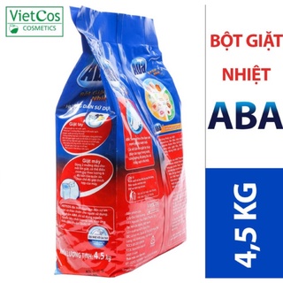 Bột giặt nhiệt Aba Sạch tinh tươm 4.5kg