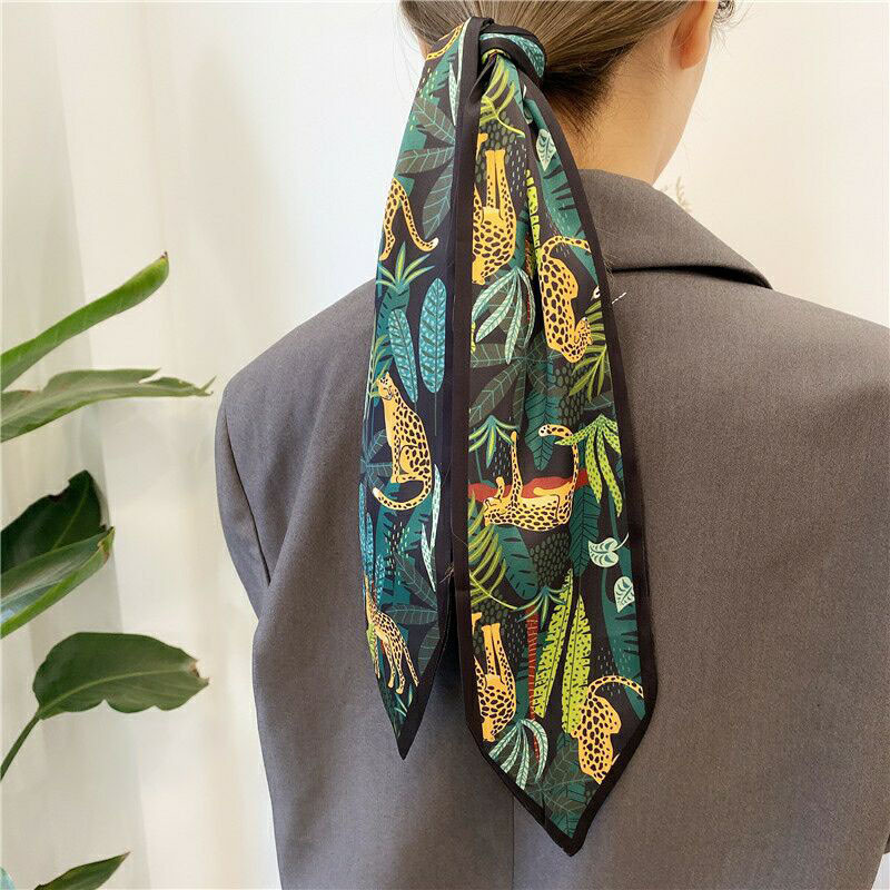 Khăn Choàng Cổ Vải Lụa Mỏng Thời Trang Xuân Thu Dễ Phối Đồ Cho Nữ