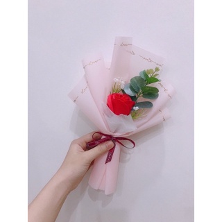 Bó hoa hồng sáp thơm 1 bông