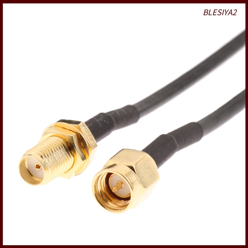 [BLESIYA2] Antenna Adapter RP-SMA Extension Cable Cord for WiFi Wireless Router 65.6ft