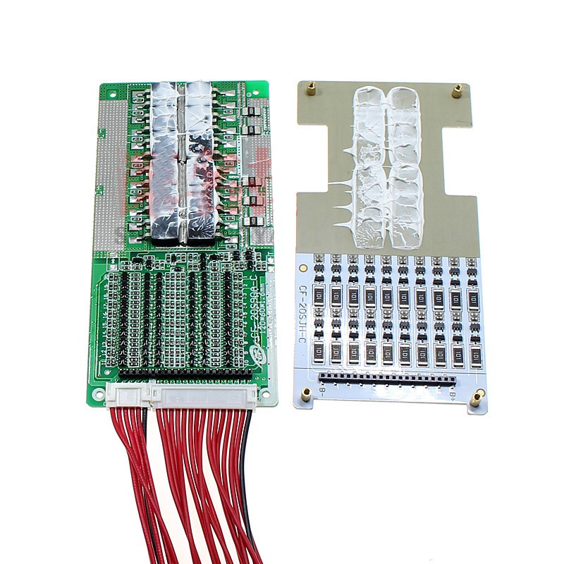 1 Bảng Mạch Bảo Vệ Pin LiFePo4 20S 60V 45A BMS PCB Kèm Cân Bằng Dành Cho Xe Máy Điện