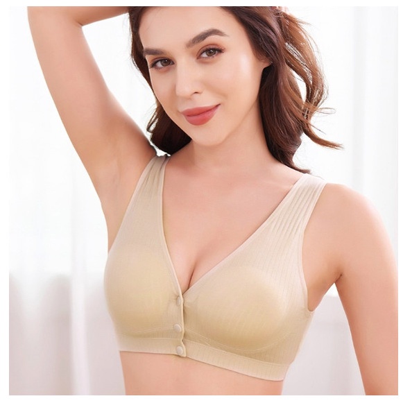 Áo Bra bầu và sau sinh thời trang chất liệu Cotton co giãn thoải mái chống chảy xệ|_Áo Ngực Cho Con Bú| Không Gọng|