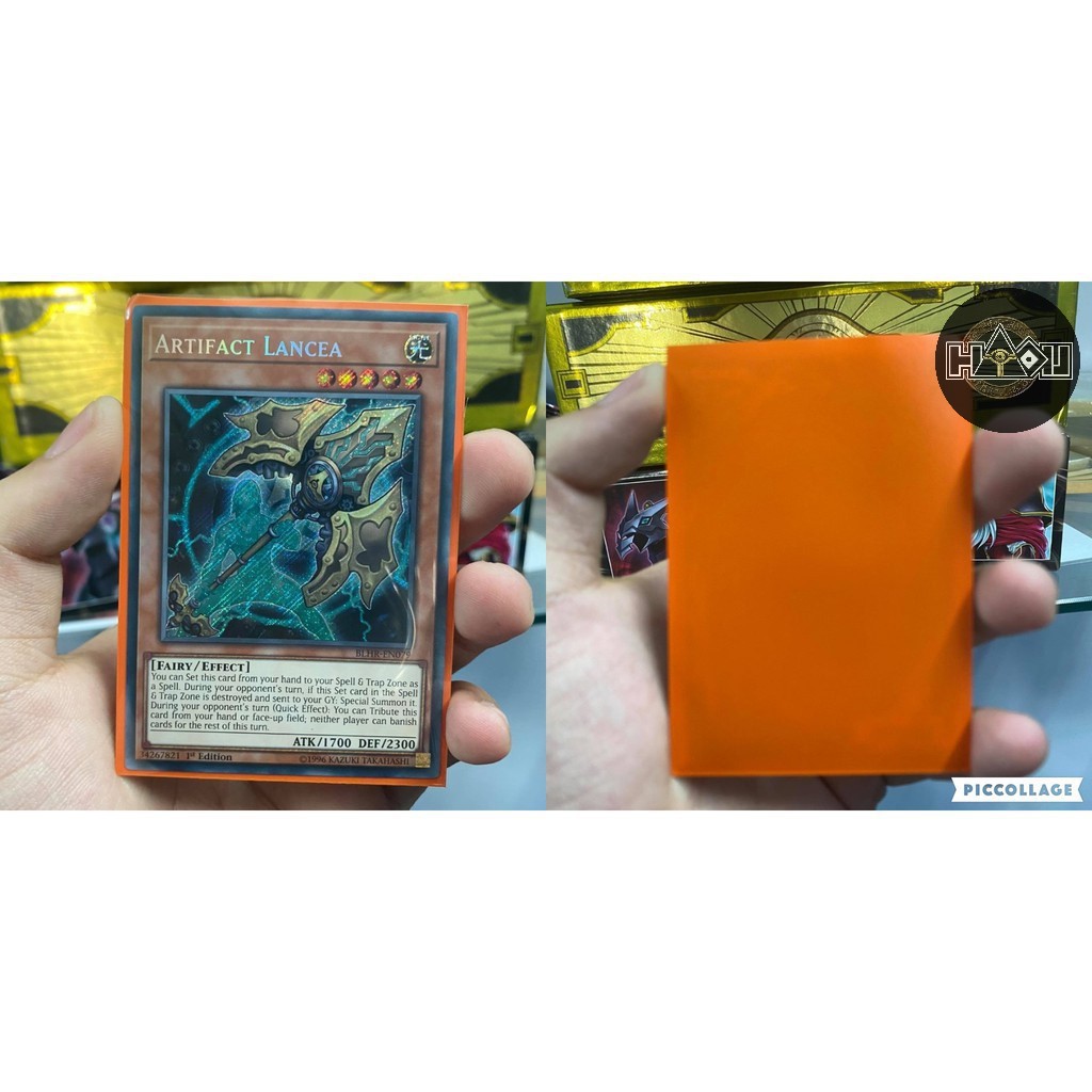 [Phụ Kiện Yu-Gi-Oh] Sleeves Bọc Bài Yugioh 60 cái Size 6.2 x 8.9 cm - Chuẩn Chính Hãng