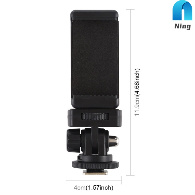 Giá Đỡ Ba Chân Đầu Vít 1/4 Có Kẹp Giữ Điện Thoại/Máy Ảnh SLR