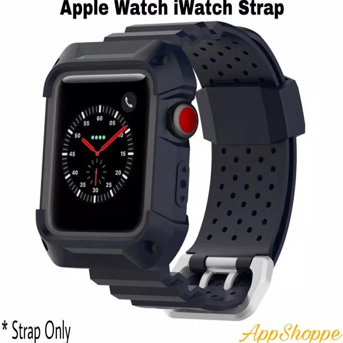 Dây đeo silicon cho đồng hồ thông minh Apple Watch iWatch 38mm 42mm (Mới nhất 1|Mã 2|Mã 3|Mã Code